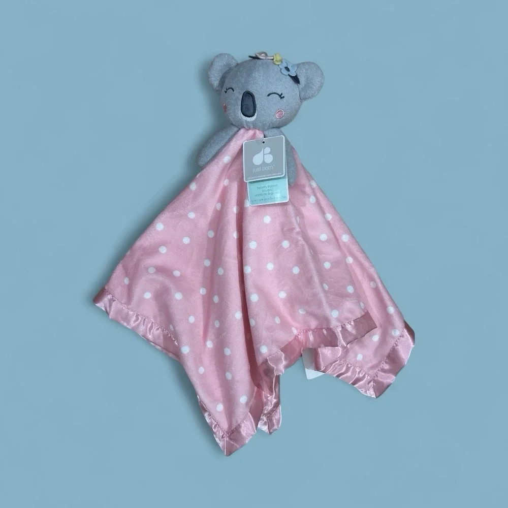 Koala Bear Baby Security Blanket Lovey Baby Girl Gerber Just Born